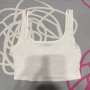 SHEIN White Cropped Tank Top